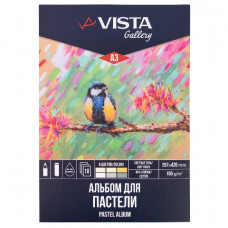 АЛЬБОМ ДЛЯ ПАСТЕЛИ НА СКЛЕЙКЕ А3 18Л "VISTA-ARTISTA" АЛЬБОМ ДЛЯ ПАСТЕЛИ НА СКЛЕЙКЕ А3 18Л "VISTA-ARTISTA"
