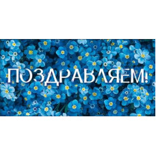 ОТКРЫТКА-КОНВЕРТ "ПОЗДРАВЛЯЕМ!"