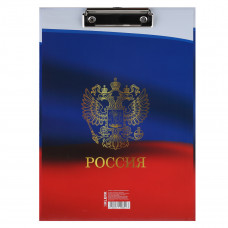 ДОСКА-ПЛАНШЕТ A4 "СИМВОЛИКА РОССИИ"С ЗАЖИМОМ 3ММ 
