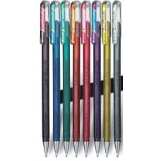 РУЧКА ГЕЛЕВАЯ PENTEL HYBRID DUAL METALLIC 1.0ММ СИНЯЯ+ЗОЛОТАЯ МЕТАЛЛИК