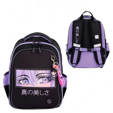 РАНЕЦ ШКОЛЬНЫЙ С ОРТОПЕДИЧЕСКОЙ СПИНКОЙ "LIGHT ANIME EYES" 38*27*16 СМ РАНЕЦ ШКОЛЬНЫЙ С ОРТОПЕДИЧЕСКОЙ СПИНКОЙ "LIGHT ANIME EYES" 38*27*16 СМ