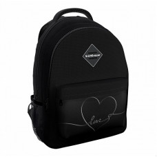 РЮКЗАК МОЛОДЕЖНЫЙ "EASY LINE BLACK HEART" 44*33*23СМ