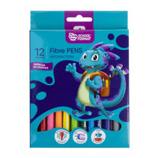 ФЛОМАСТЕРЫ "SMART DINO" 12 ЦВ  