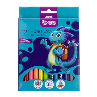 ФЛОМАСТЕРЫ "SMART DINO" 12 ЦВ