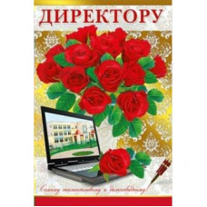 ОТКРЫТКА ШКОЛА А4 ДИРЕКТОРУ