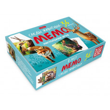 ИГРА МЕМО "СЛЕДЫ ЖИВОТНЫХ В ЛЕСУ" 36 КАРТОЧЕК