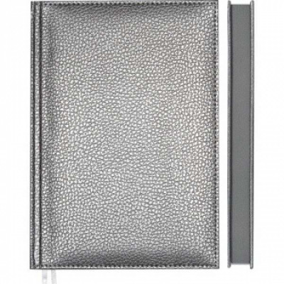 ЕЖЕДНЕВНИК A5 deVENTE 160Л 145X205ММ GOLD RUSH СЕРЕБРЯНЫЙ
