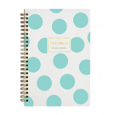ТЕТРАДЬ 60Л КЛЕТКА "MINT POLKA DOTS" ТЕТРАДЬ 60Л КЛЕТКА "MINT POLKA DOTS"
