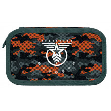 ПЕНАЛ ДВУХСЕКЦИОННЫЙ "MILITARY STYLE" 19*10,5 СМ  