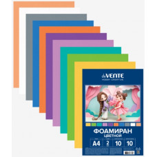 НАБОР ЦВЕТНОГО ФОАМИРАНА А4 10ЦВ 10Л  HOBBY CREATIVE 2,0ММ ПАСТЕЛЬ 